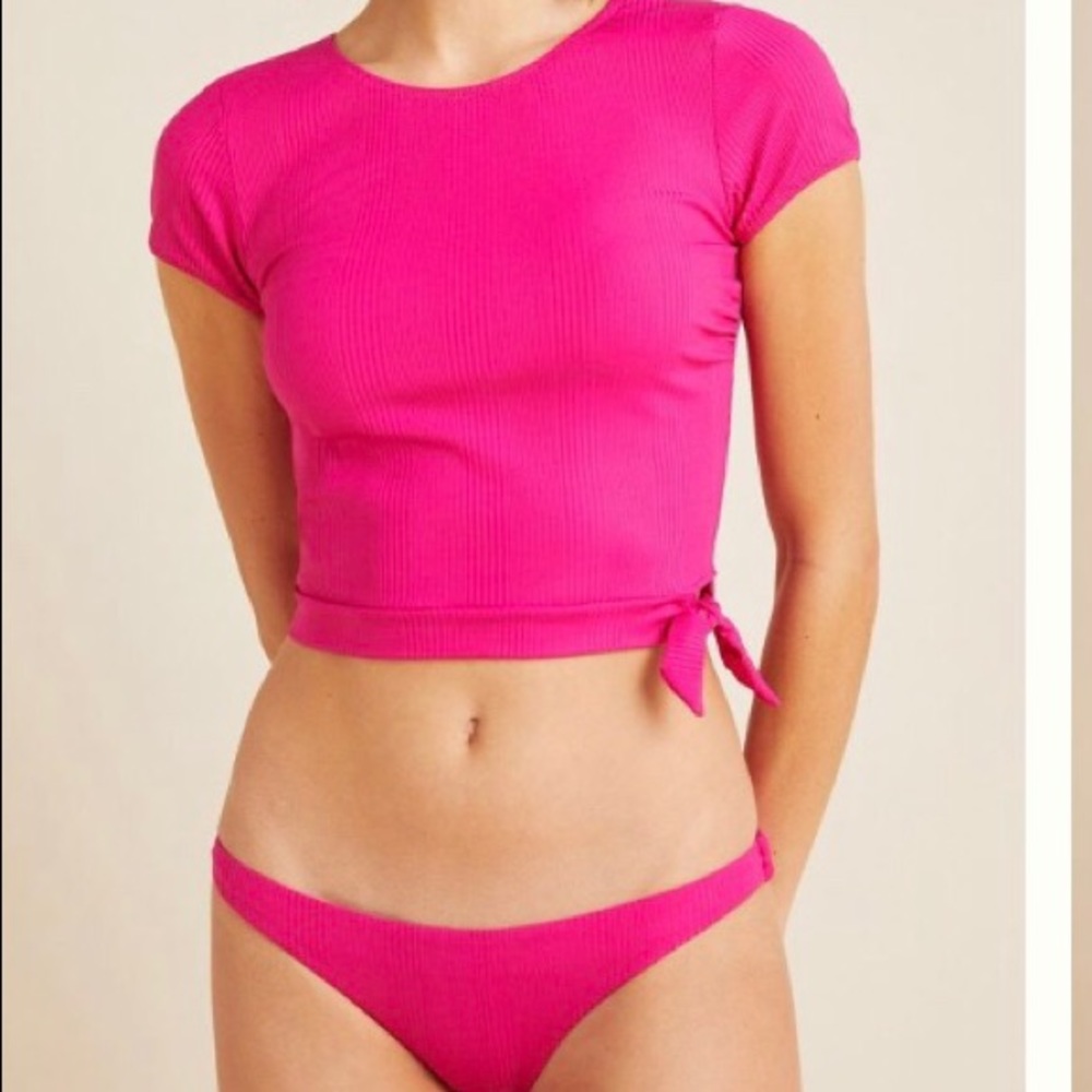 NWT Vitamin A Rica Swim Crop Top